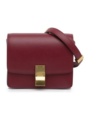 Celine Red Small Classic Box Bag