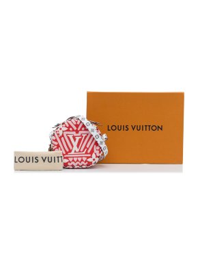 Louis Vuitton Red Monogram Crafty Boite Chapeau Crossbody Bag