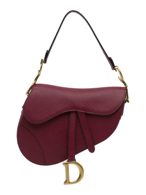 Dior Red Medium  Saddle Bag