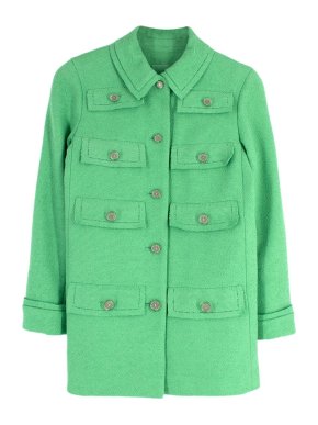 Chanel 'Emily In Paris'  Green Tweed Jacket