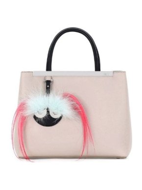 Fendi 2Jours Petite Monster Mirror Satchel Bag