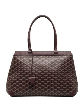 Goyard Burgundy Goyardine Bellechasse PM Shoulder Bag