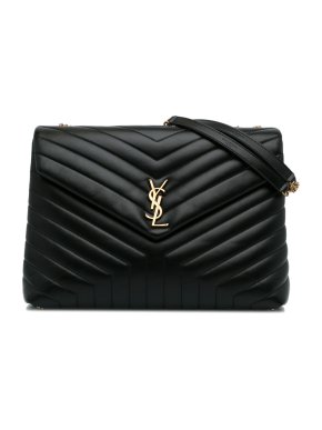 Saint Laurent Black Large LouLou Bag