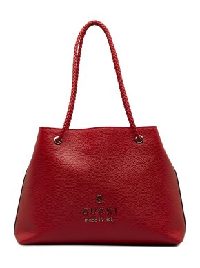Gucci Red Leather Gifford Shoulder Bag
