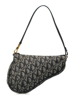 Dior Vintage Mini Oblique Saddle Bag