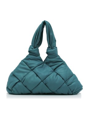 Bottega Veneta Maxi Intrecciato Padded Lock Tote