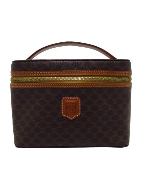 Celine Brown Macadam Vanity Case