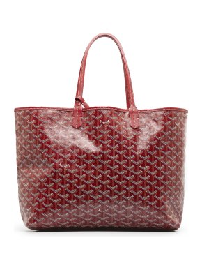 Goyard Red Goyardine Saint Louis PM Tote Bag