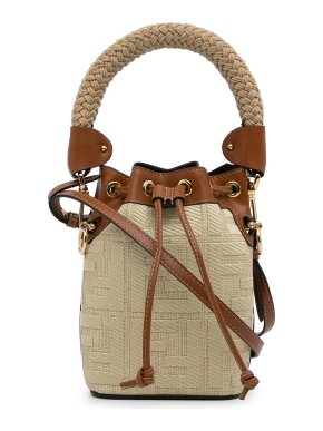 Fendi Mini  Zucca Mon Tresor Bucket Bag