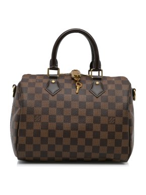 Louis Vuitton Damier Ebene Speedy Bandouliere 25