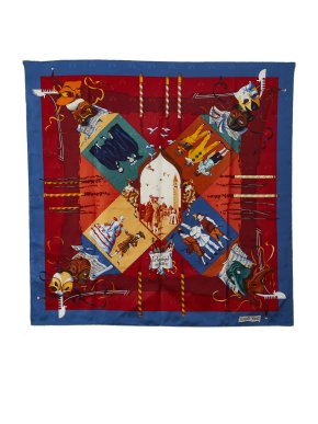 Hermes 'Le Carnaval de Venise' Silk Scarf