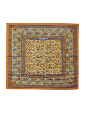 Hermes 'Chasse En Inde' Silk Scarf