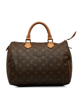 Louis Vuitton Brown Monogram Speedy 30