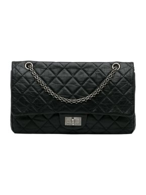 Chanel Black Reissue 2.55 Aged Calfskin Double Flap Bag