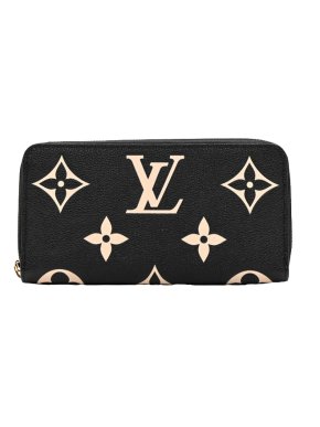 Louis Vuitton Black Monogram Empriente Giant Zippy Wallet