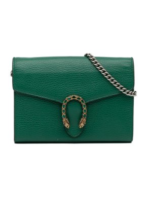 Gucci Emerald Green Dionysus Wallet On Chain
