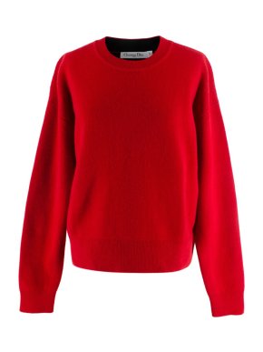 Dior Red J'adior 8 Cashmere Jumper