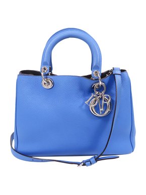 Dior Blue Medium Diorissimo Shoulder Bag