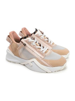 Fendi Pink Low Top Flow Sneakers