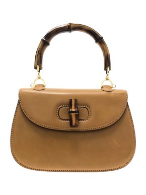 Gucci Tan Bamboo Top Handle Bag