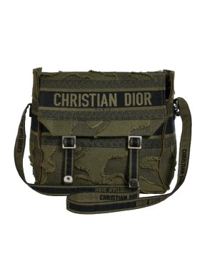 Green Diorcamp Messenger Bag