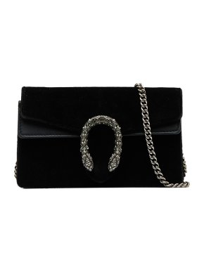 Gucci Black Super Mini Dionysus Crossbody Bag