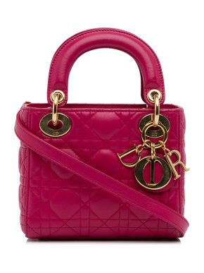 Dior Hot Pink Mini Lady Dior