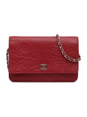Chanel Camellia Wallet On Chain