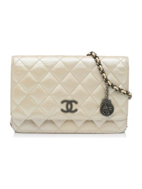 Chanel Iridescent Lambskin CC Wallet on Chain