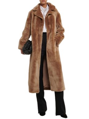 Yves Salomon Meteo shearling coat
