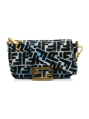 Fendi Pale Blue Joshua Vides Convertible Baguette