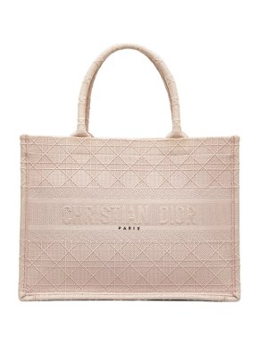 Dior Medium Cannage Embroidered Book Tote