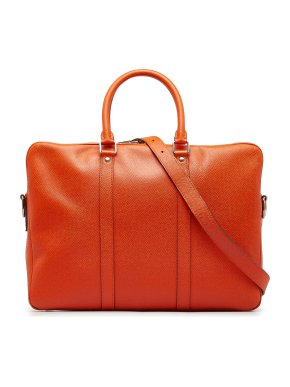 Louis Vuitton Orange Taiga Porte-Documents Voyage PM