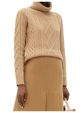 Max Mara Cable Knit Pensile Jumper
