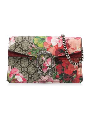 Gucci Super Mini GG Supreme Blooms Dionysus Crossbody