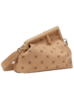 Medium Flannel Karligraphy Fendi First Bag