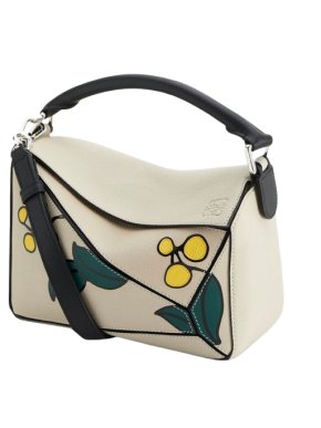 Loewe Small Cream Herbarium Puzzle Bag