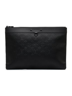 Louis Vuitton Black Monogram Shadow Discovery Pochette