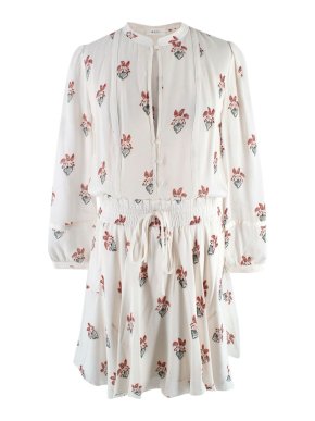 A.L.C Cream Floral Print Dasha Dress