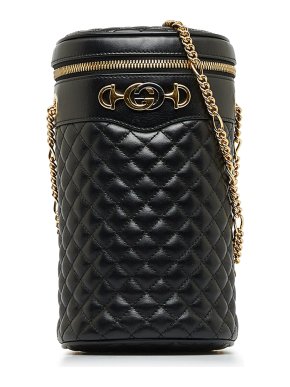 Gucci Black Quilted Leather Belt Bag