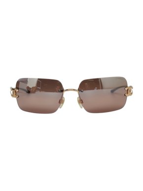 Chanel Rimless Mirrored Sunglasses