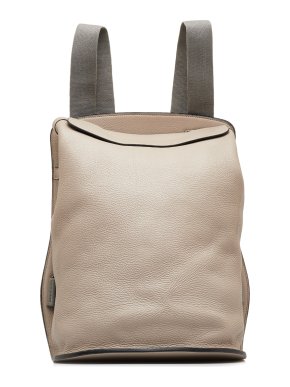 Hermes Beige Togo Leather  Sherpa Backpack