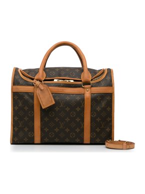 Louis Vuitton Brown Monogram Sac Chien Pet Carrier 40