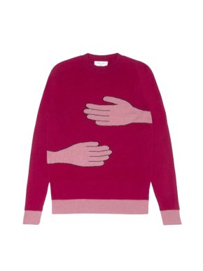 Leret Leret Burgundy Squeeze Me Cashmere Sweater