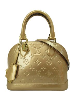 Louis Vuitton Gold Monogram Vernis Alma BB Bag