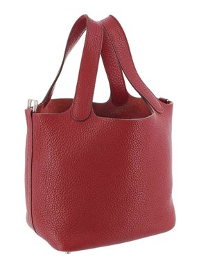Hermes Clemence Leather Picotin PM PHW