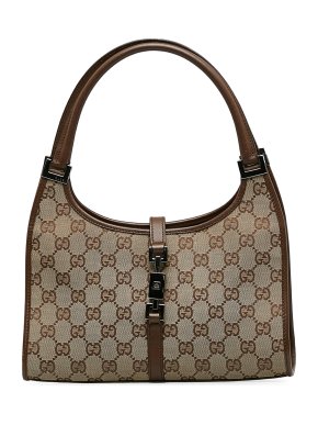 Gucci GG Canvas Jackie Bardot Bag