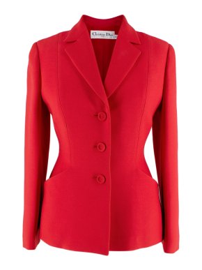 Dior Red 30 Montaigne Bar Jacket