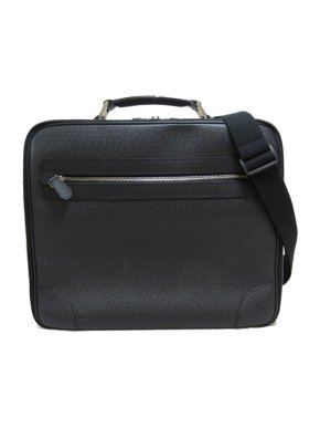 Louis Vuitton Black Leather Taiga Porte Ordinateur Odessa