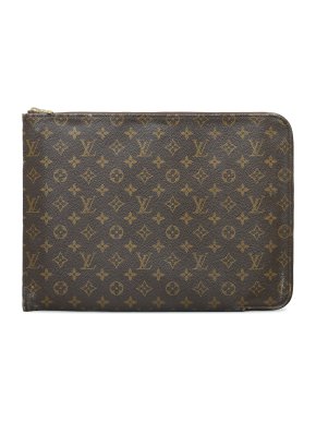Louis Vuitton Coated Canvas Monogram Poche-Documents Portfolio 30